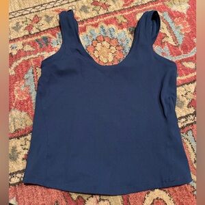 SPANX Deep Navy Scoop Tank